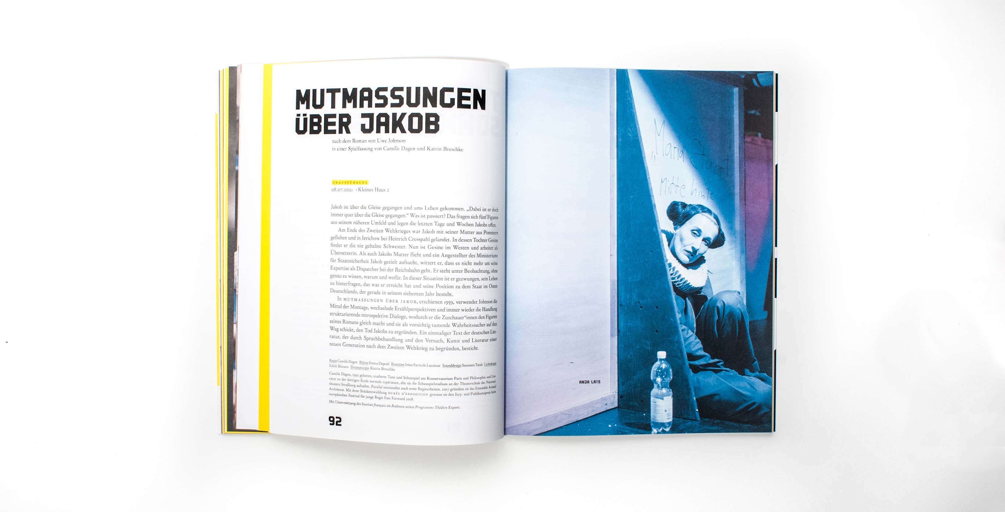 plusminus2, +minus2, Grafikdesign, Dresden, Staatsschauspiel, Spielzeitbuch, Theater